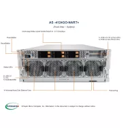 Supermicro AS -4124GO-NART+ Système Supermicro CPU AMD AS -4124GO-NART+ 13 050,59 $