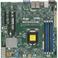 Supermicro X11SSH-LN4F µATX S1151 4xDDR4 UDIMM SATA M2  4xLAN 1GB