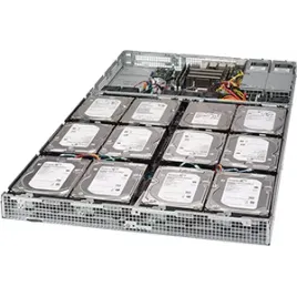 SSG-5019D8-TR12P Supermicro 1U 3.5"x12 ServerMBD-X11SDV-8C-TP8F-801LTS-R407CP-HF-RoHS