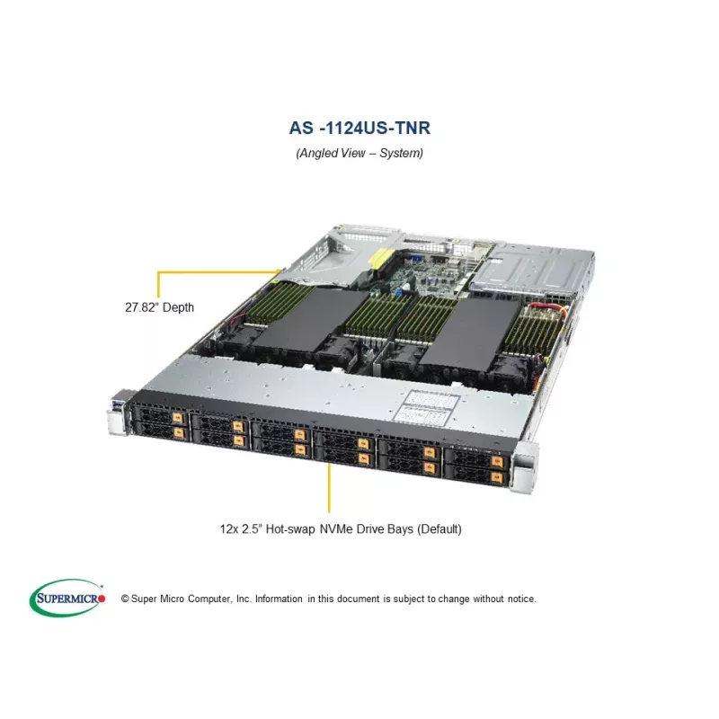 Système Supermicro CPU AMD AS -1124US-TNR