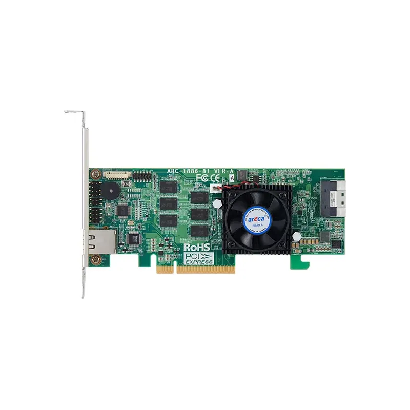 ARECA ARC-1886-8i 8-Ports PCIe Gen 4.0 Tri-Mode RAID Adapters