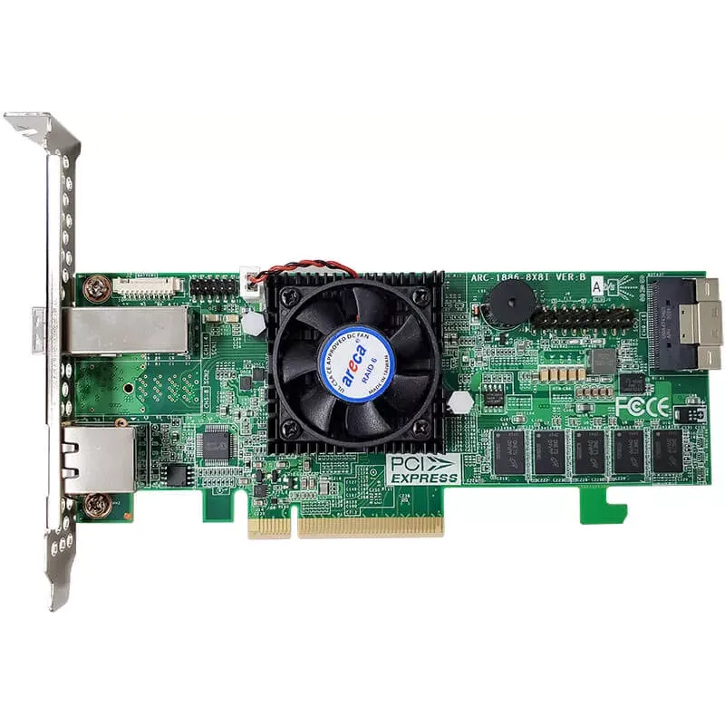 ARC-1886-4X8I ARECA 12 PORT TRI MODE RAID PCIE 4 X8,