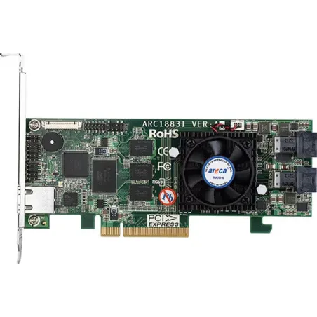 ARC-1883I ARECA ARECA ARC-1883i 8 ports SAS3 PCIe x8 RAID0 à 60 - 2Go - LP