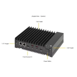 SYS-E100-13AD-H Supermicro SYS-E100-13AD-H Supermicro -NR- Fanless CSE-E101-04 X13SAN-H-WOHS