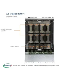 H12DGO-6 4U AMD EPYC 7002 DELTA GEN4 PCIE 8x SXM4 A100 3K