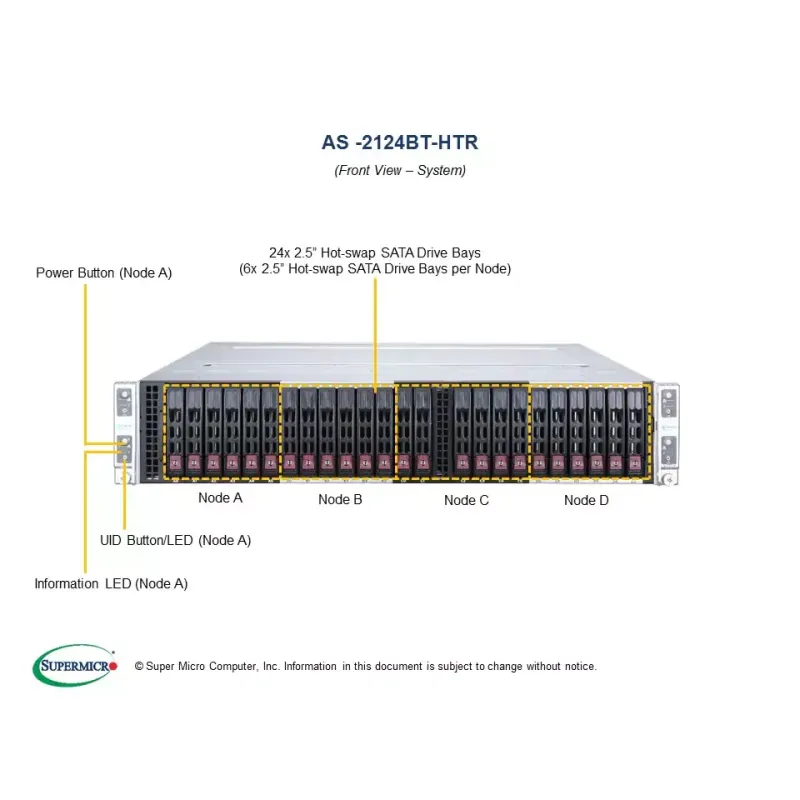 AS -2124BT-HTR Supermicro