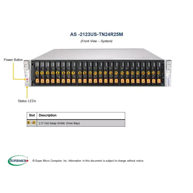 AS -2123US-TN24R25M Supermicro