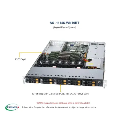 H12SSW-NTR, CSE-116TS-R706WBP5-N10,RoHS