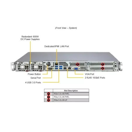 H13SVW-NT. CSE-515B-R000WNP , PWS-601S-1R