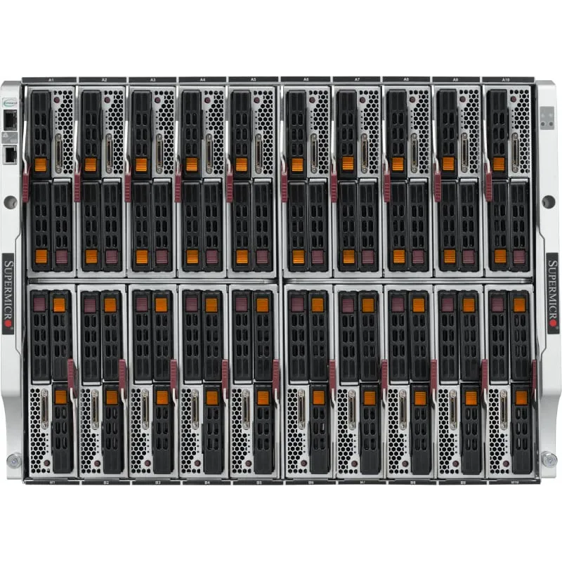 SBE-820J-422 Supermicro 25G Enclosure for 20 Blades w- 4x2200W-HF-RoHS