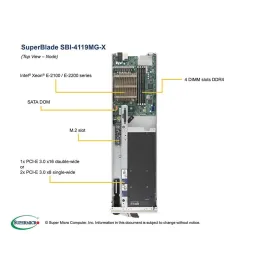  Supermicro SBI-4119MG-X SBI-4119MG-X Blade node Supermicro 716,47 $