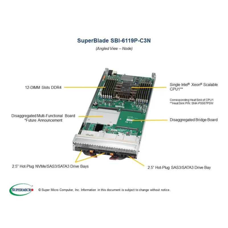 SBI-6119P-C3N Supermicro