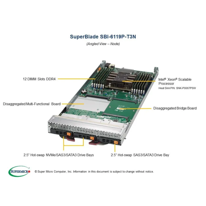 SBI-6119P-T3N Supermicro