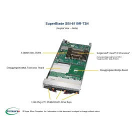  Supermicro SBI-6119R-T3N SBI-6119R-T3N Blade node Supermicro 843,53 $