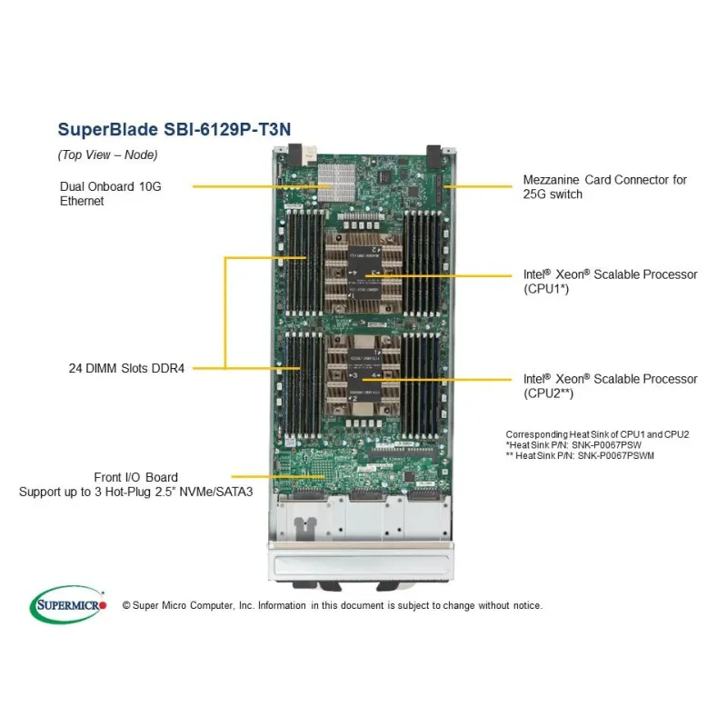 SBI-6129P-T3N Supermicro