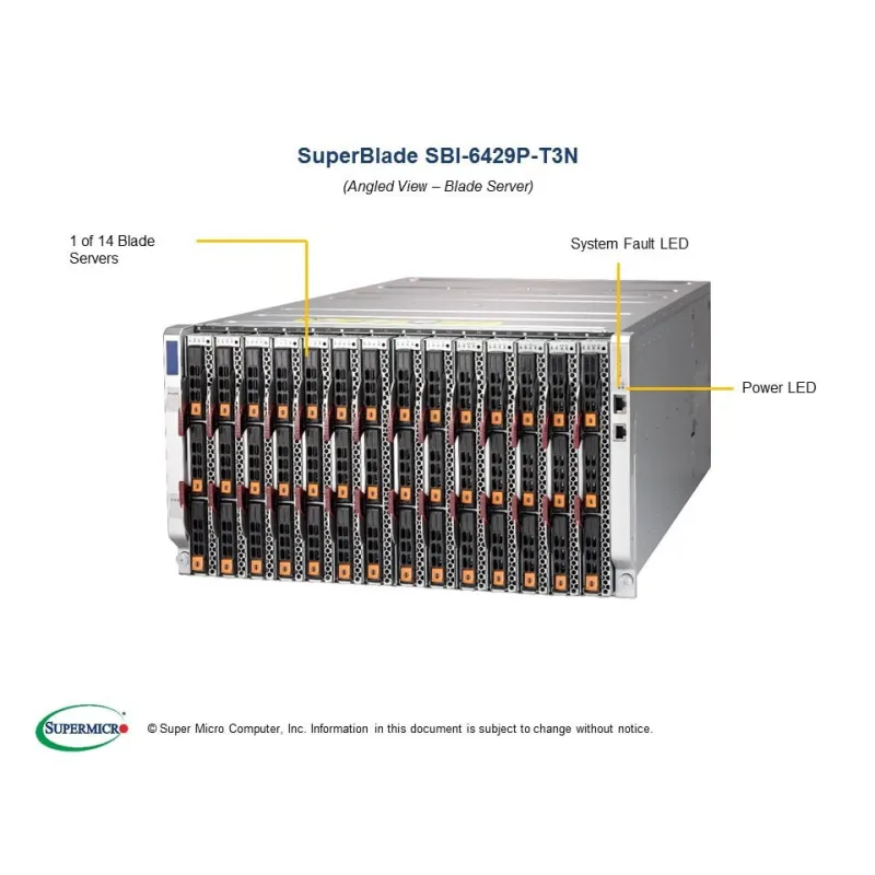 SBI-6429P-T3N Blade node Supermicro