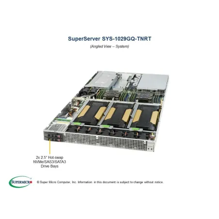  Supermicro SYS-1029GQ-TNRT Supermicro SYS-1029GQ-TNRT 1U (CSE-118QETS-R2K05P2 X11DGQ 3 298,71 $