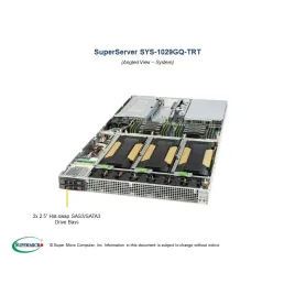  Supermicro SYS-1029GQ-TRT Supermicro SYS-1029GQ-TRT 1U (CSE-118QETS-R2K05P2 X11DGQ 3 206,82 $