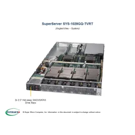 Supermicro SYS-1029GQ-TVRT Supermicro SYS-1029GQ-TVRT (CSE-118GQPTS-R2K05P2 X11DGQ) 4 616,12 $