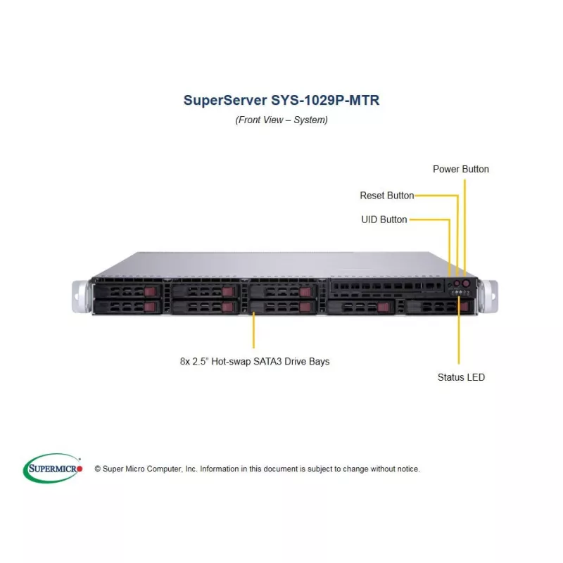 SYS-1029P-MTR Supermicro