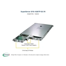  Supermicro SYS-1029TP-DC1R Supermicro SYS-1029TP-DC1R 1U (CSE-809H-R1K05P3 X11DPT-PS 3 378,94 $