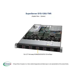 Supermicro SYS-120U-TNR 1U (119UH3TS-R1K22P-T X12DPU-6)