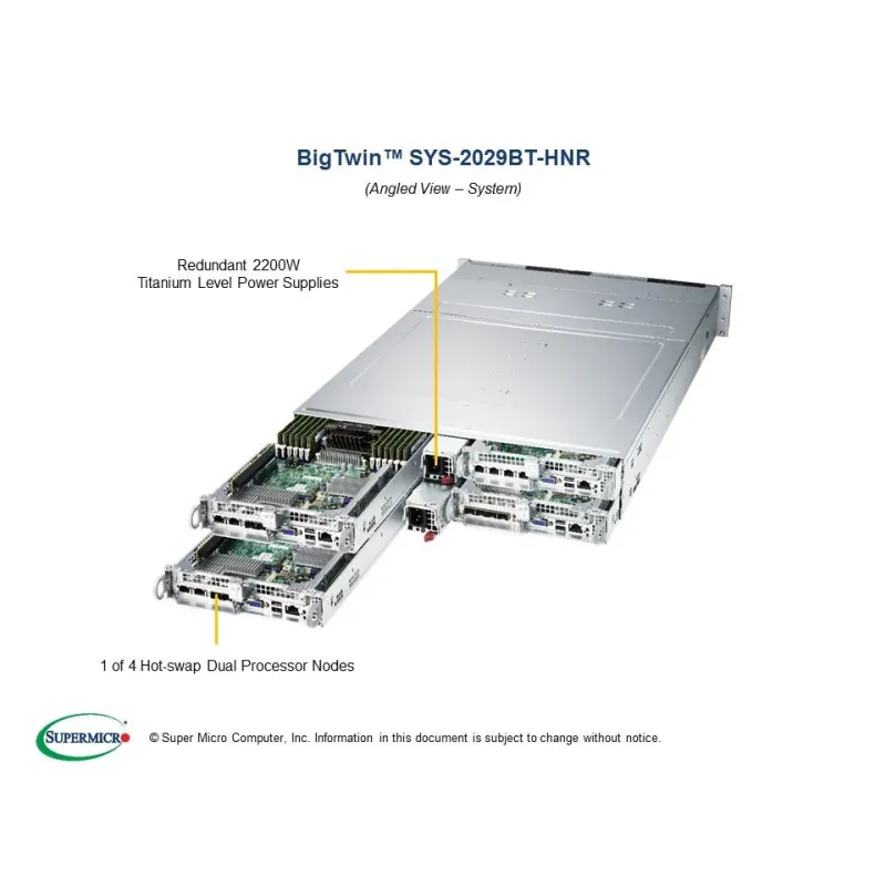 SYS-2029BT-HNR Supermicro