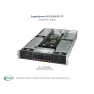  Supermicro SYS-2029GP-TR Supermicro SYS-2029GP-TR 2U CSE-218GH-R2K03B- X11DPG-SN PWS-2K03P-1R 2 891,06 $