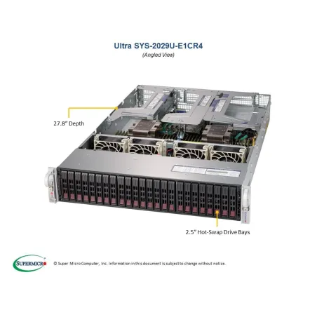 Supermicro SYS-2029U-E1CR4 2U (CSE-219U2E1C4-R1K02-T X11DPU