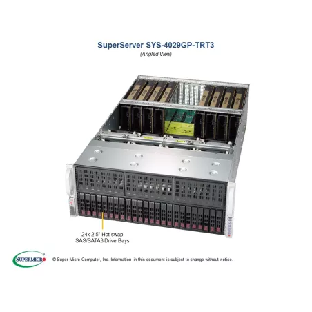 Supermicro SYS-4029GP-TRT3 (CSE-418GTS-R4000BP2 -X11DPG-O-PCIE)