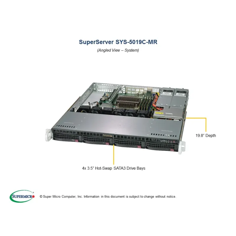 SYS-5019C-MR Supermicro