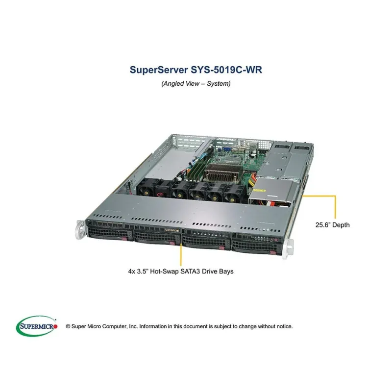 SYS-5019C-WR Supermicro