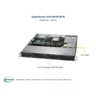  Supermicro SYS-5019P-MTR Supermicro SYS-5019P-MTR 1U (CSE-813MFTQC-R407CB  X11SPi-TF 1 449,41 $