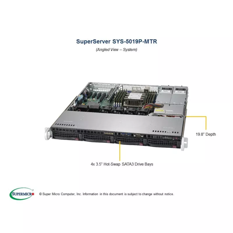 SYS-5019P-MTR Supermicro