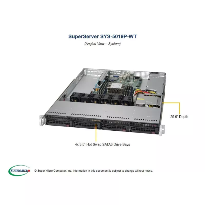 SYS-5019P-WT Supermicro