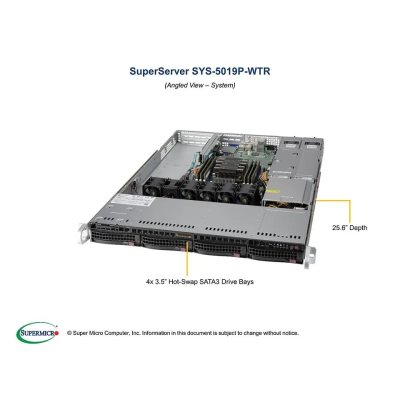 SYS-5019P-WTR Supermicro