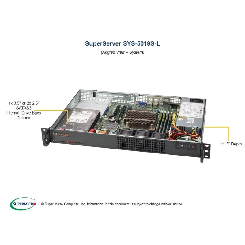 SYS-5019S-L Supermicro