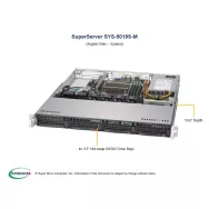 Supermicro SYS-5019S-M 1U (CSE-813MFTQ-350CB + X11SSH-F