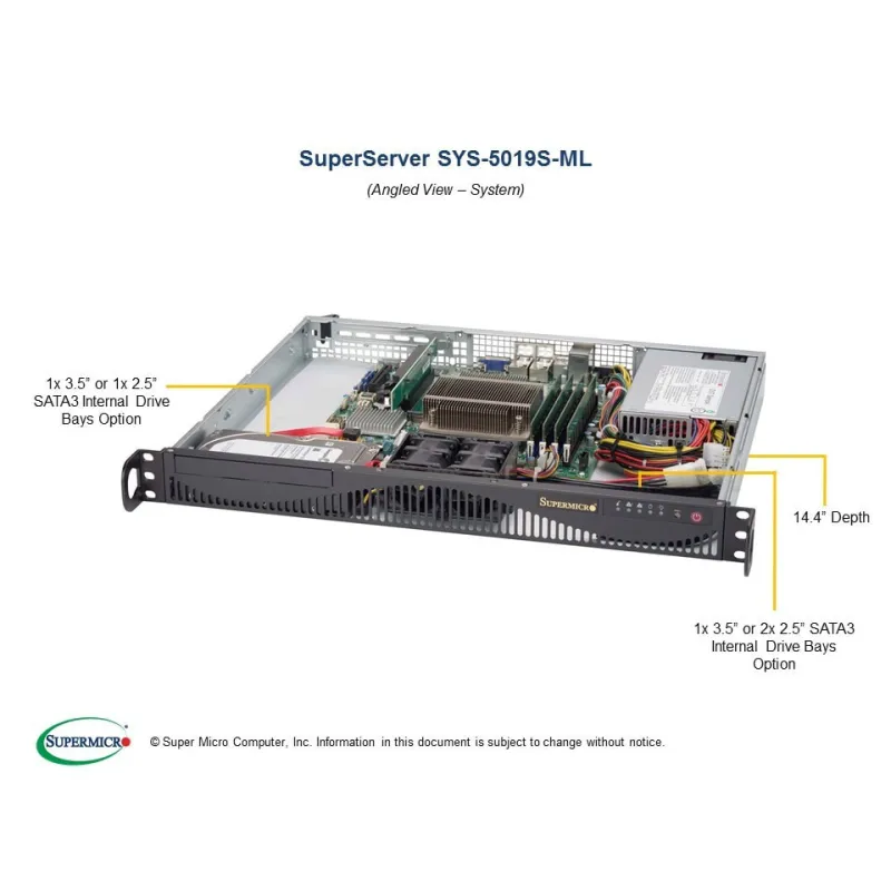 SYS-5019S-ML Supermicro