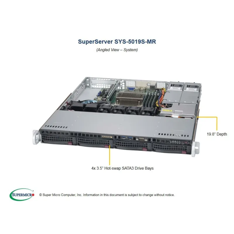 SYS-5019S-MR Supermicro