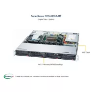 Supermicro SYS-5019S-MT 1U (CSE-813MFTQC-350CB X11SSH-TF