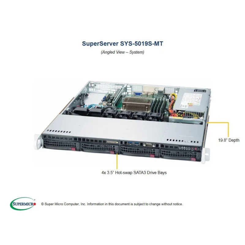 SYS-5019S-MT Supermicro