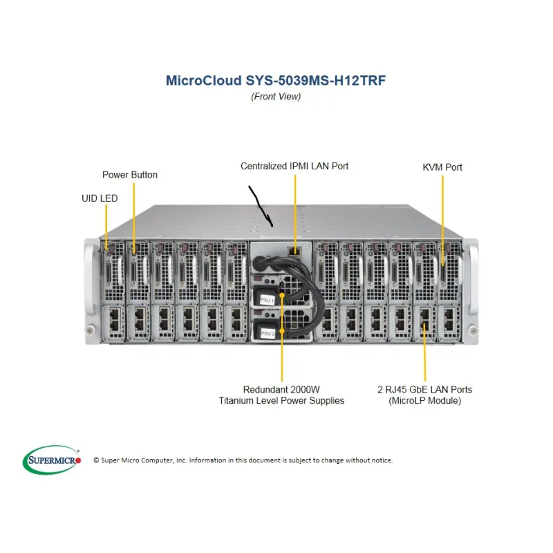 SYS-5039MS-H12TRF Supermicro