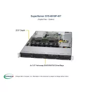  Supermicro SYS-6019P-WT Supermicro SYS-6019P-WT 1U (CSE-815TQC-605WB X11DDW-L) 1 251,41 $