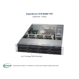  Supermicro SYS-6029P-TRT Supermicro SYS-6029P-TRT 2U (CSE-825TQC-R1K03LPB X11DPi-NT 1 849,29 $