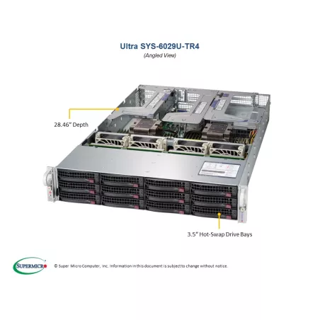 Supermicro SYS-6029U-TR4 2U (CSE-829U2AC4-R1K02-T X11DPU