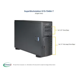 Supermicro SYS-7049A-T 4U (CSE-743TS-1200BP-SQ X11DAi-N