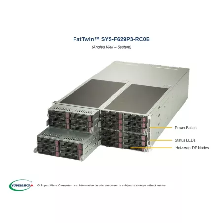 Supermicro SYS-F629P3-RC0B 4U (CSE-F424S2-R1K23BP X11DPFR-SN