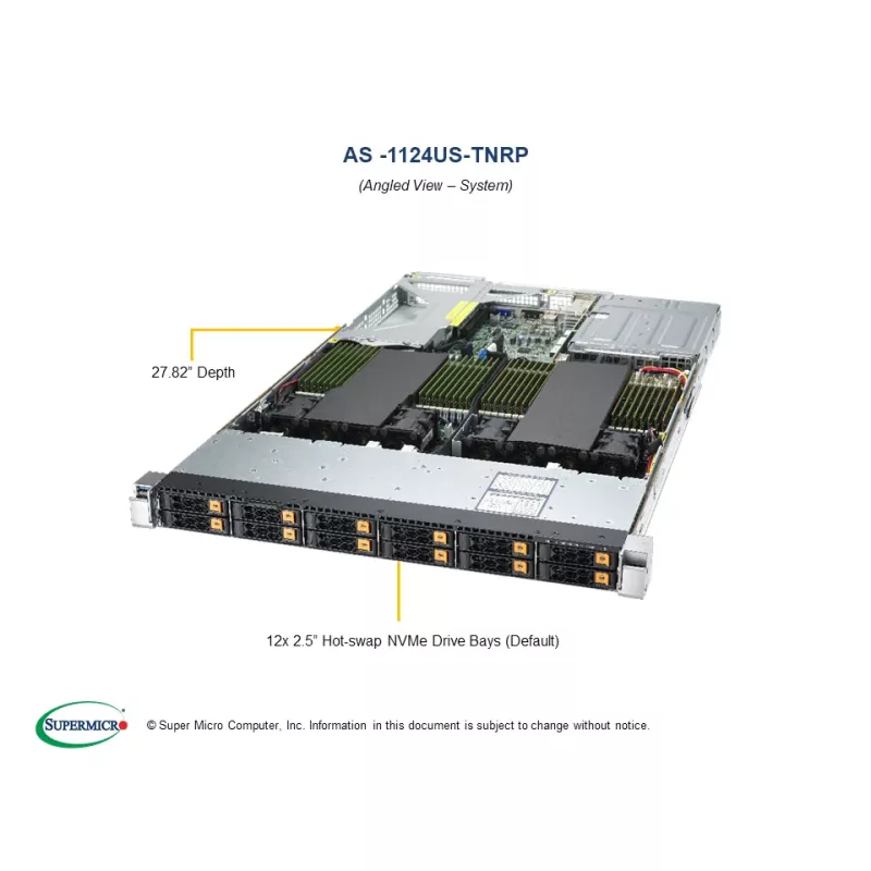 Système Supermicro CPU AMD AS -1124US-TNRP