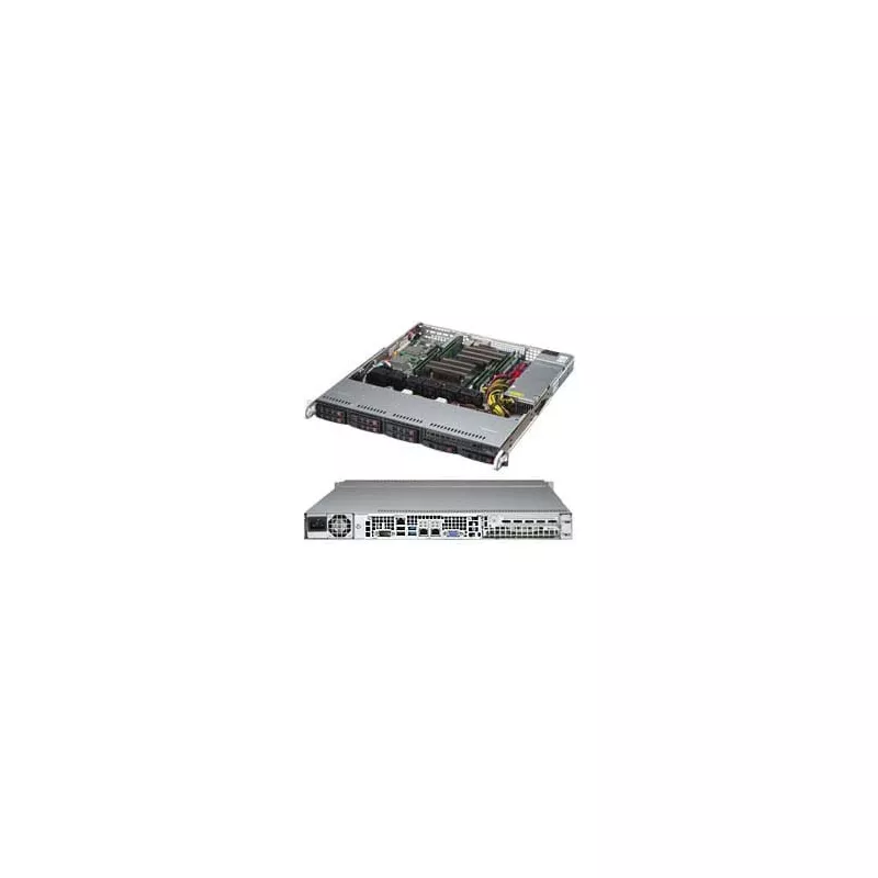 Supermicro CSE-113MFAC2-605C 1U PWS-605P-1H 8x 2.5" 1FH